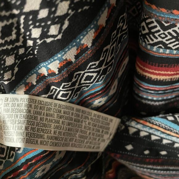 Forever 21 Colorful Tribal Print 1/2 Sleeve Kimono Size L GUC - Picture 6 of 8